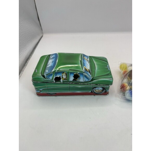 Vintage Ian Logan Tin Car Filled With Sealed Marbles The Great American MarbleCo - Picture 3 of 12
